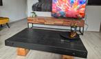 Zware Rechthoekige Salontafel, Ophalen, Gebruikt, Minder dan 50 cm, Industrieel