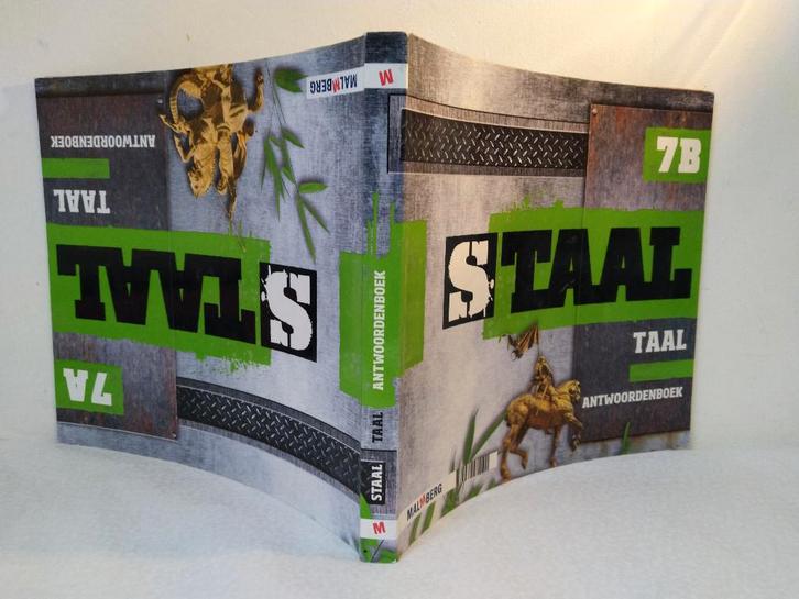 Staal - VERSIE 1 - Groep 7 - Taal Antwoordenboek (7A + 7B)., Boeken, Schoolboeken, Zo goed als nieuw, Nederlands, Overige niveaus