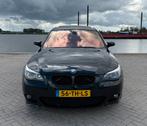 BMW| 5-Serie | 3.0 | 535D | AUT | 2005 | Zwart | Schuifdak, Auto's, BMW, Achterwielaandrijving, Zwart, Leder, 272 pk