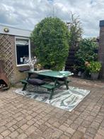 Tuintafel, Tuin en Terras, Tuintafels, Ophalen, Gebruikt, Rechthoekig, Hout