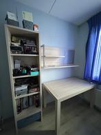 Bureau met Boekenkast, Huis en Inrichting, Kasten | Boekenkasten, Ophalen, Gebruikt, 100 tot 150 cm, Met lade(s)