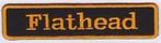 Harley Davidson Flathead stoffen opstrijk patch embleem #1, Ophalen of Verzenden, Nieuw