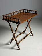 Eiken Etagère Tray Table antiek, Ophalen, Eikenhout, Zo goed als nieuw, 25 tot 50 cm