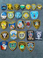 diverse Amerikaanse police patches emblemen, Embleem of Badge, Amerika, Ophalen of Verzenden