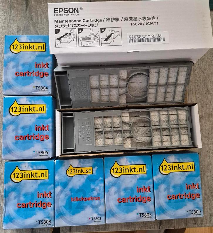 inktcartridges voor EPSON Stylus Pro 3800, Computers en Software, Printerbenodigdheden, Nieuw, Cartridge, Ophalen of Verzenden