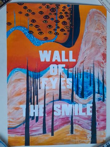 Grote poster Wall of eyes The smile - nieuw beschikbaar voor biedingen