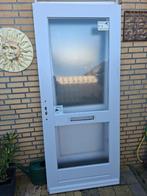 hardhouten voordeur, Doe-het-zelf en Verbouw, Ophalen, Gebruikt, 80 tot 100 cm, Buitendeur