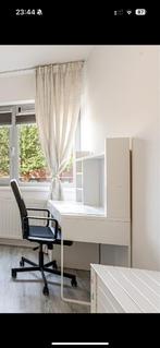 Wit IKEA bureau met opbergruimte, Huis en Inrichting, Bureaus, Ophalen of Verzenden, Gebruikt, Bureau