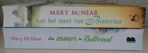 2 x Butternut van Mary Mcnear - Butternut Lake, Boeken, Romans, Zo goed als nieuw, Amerika, Verzenden