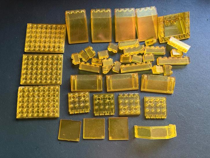 Lego classic Space transparant geel, Kinderen en Baby's, Speelgoed | Duplo en Lego, Zo goed als nieuw, Ophalen of Verzenden