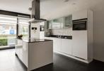 Moderne Hoogglans Keuken met Siemens Inbouwapparatuur!, Wit, Graniet of Steen, Ophalen of Verzenden, Zo goed als nieuw