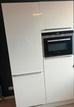 Complete Hoekkeuken + Wandkast + SIEMENS + GEDEMONTEERD, Wit, Hoekkeuken, Ophalen of Verzenden, Hout