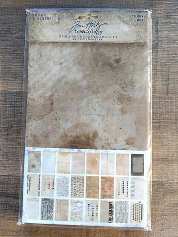 Tim Holtz Idea‑ology Backdrops Volume 4 – TH94308 beschikbaar voor biedingen