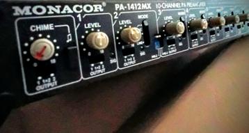 Monacor 10 kanaals rack mixer  beschikbaar voor biedingen