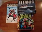 Bordspellen: Samurai, Titanic, Carnavalo, Hobby en Vrije tijd, Gezelschapsspellen | Bordspellen, Diverse, Ophalen of Verzenden