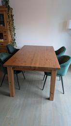Houten eettafel 180x100, Huis en Inrichting, Tafels | Eettafels, Ophalen, Gebruikt, 50 tot 100 cm, 150 tot 200 cm