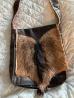 Chick on a Mission Tas Leer/Vacht, Sieraden, Tassen en Uiterlijk, Tassen | Damestassen, Ophalen of Verzenden, Gebruikt, Bruin