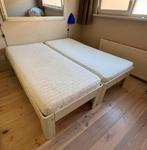 2 x Auping Auronde bed 90 x 200 x 48 hoge uitvoering, Huis en Inrichting, Ophalen, Gebruikt, 90 cm, Eenpersoons