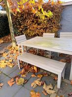 Tuintafel met stoelen, Ophalen, Gebruikt, Bank, 6 zitplaatsen