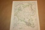 Antieke kaart - Europees Rusland - Circa 1885 !!, Boeken, Gelezen, Ophalen of Verzenden, Landkaart, 1800 tot 2000