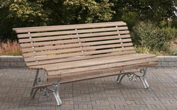 Omabank hardhouten lattenbank ouderwetse tuinbank tuin beschikbaar voor biedingen