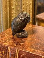 Antiek koper ? Brons ? Uil van Minerva gesigneerd art deco, Antiek en Kunst, Antiek | Koper en Brons, Ophalen of Verzenden, Brons