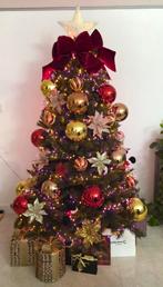 Kerstballen en bloemen,  niet de boom. Alleen de versiering., Diversen, Kerst, Ophalen