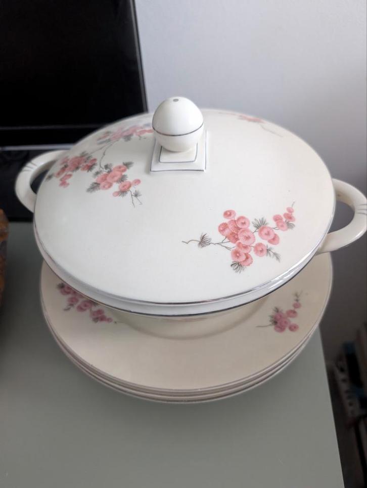 Art Deco Servies J.G.&Z Hilversum 1928-1936, Antiek en Kunst, Antiek | Servies los, Ophalen