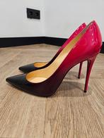 Originele Louboutin Kate 100 pumps zwart-rood maat 41, Kleding | Dames, Schoenen, Pumps, Ophalen of Verzenden, Zo goed als nieuw