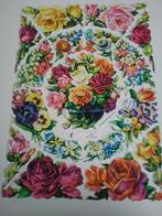 Diverse vellen Poesieplaatjes met bloemen en kuikentjes, Ophalen of Verzenden