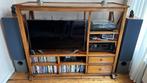 Stijlvol en tijdloos audiovideomeubel van massief kersenhout, Gebruikt, 100 tot 150 cm, Ophalen of Verzenden, Kersenhout