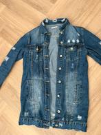 Lange spijkerjas, Kleding | Heren, Verzenden, Zo goed als nieuw, Zwart