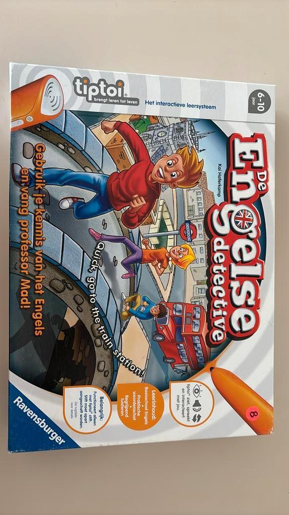 TipToi spel - De Engelse detective, Hobby en Vrije tijd, Gezelschapsspellen | Kaartspellen, Zo goed als nieuw, Ophalen of Verzenden