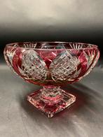 Vintage VAL ST LAMBERT schaal op voet, Antiek en Kunst, Antiek | Glas en Kristal, Ophalen of Verzenden