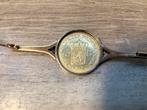 Koningin Wilhelmina 1912 gouden 5 gulden munt broche, Postzegels en Munten, Munten | Nederland, Ophalen of Verzenden, Koningin Wilhelmina