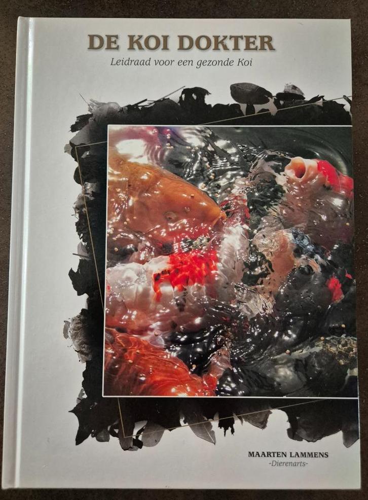 De KOI dokter - Maarten Lammens (met handtekening), Boeken, Dieren en Huisdieren, Zo goed als nieuw, Vissen, Verzenden