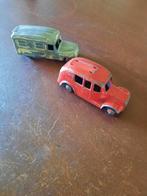 2 Dinky toys brandweer en ambulance, Dinky Toys, Gebruikt, Ophalen of Verzenden, Auto