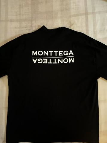 Monttega Mirrored T-Shirt - Zwart - Maat S beschikbaar voor biedingen