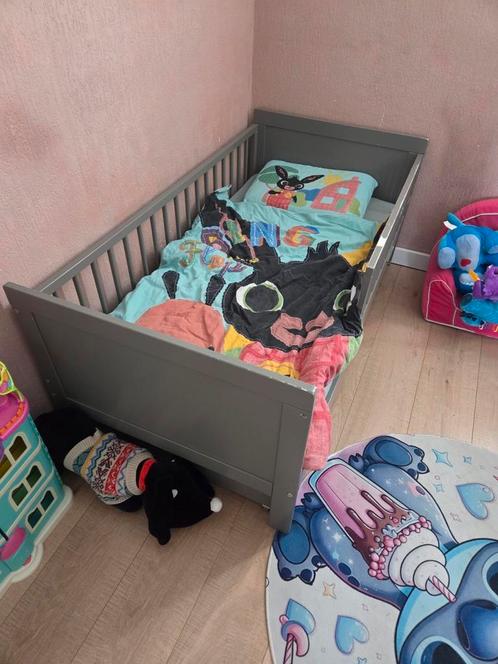 Peuterbed Léon meegroeibed 140x70 met la, matras & deken, Kinderen en Baby's, Kinderkamer | Bedden, Gebruikt, 140 tot 160 cm, 70 tot 85 cm