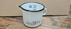 Brocante emaille maatbeker 1500 ml, Ophalen