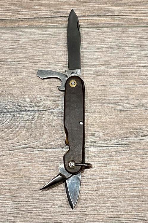 ZAKMES | AMEFA Vintage Bruin 4-bladig Zakmes (NIEUW), Verzamelen, Militaria | Algemeen, Verzenden