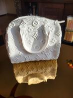 Prachtige vaas in de vorm van een handtas, Ophalen of Verzenden, Nieuw, Wit