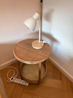 Rieten bijzettafel, Ophalen, Rond, Minder dan 55 cm, 45 tot 60 cm