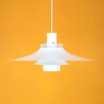 formlight wit met paarse lamp, meerlaagse deens designlamp, Huis en Inrichting, Gebruikt, Scandinavisch, Ophalen of Verzenden