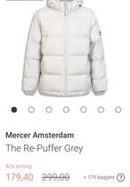 Mercer Amsterdam puffer grey nieuw XL, Ophalen of Verzenden, Nieuw, Grijs