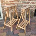 IKEA Schragen - Zo goed als nieuw! - Eventueel met tafelblad, Huis en Inrichting, Tafelonderdelen, Ophalen, Tafelpoot, 50 tot 100 cm