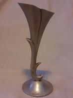 Retro, vintage  art deco verzilverd vaasje, trompetvaas, Ophalen of Verzenden