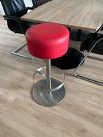 Rode Pedrali Kruk - nieuw voor aan hoge tafel of balie, Ophalen, Nieuw, Metaal, Eén
