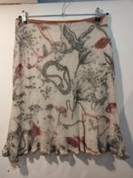 Marccain 60% Mohair knitted bloem rok N5 L 42 Beige, Verzenden, Beige, Maat 42/44 (L), Zo goed als nieuw