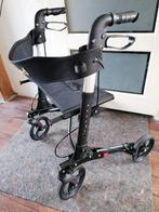 Brede Lichtgewicht Rollator Opvouwbaar Compact Rugband, Diversen, Rollators, Ophalen of Verzenden, Opvouwbaar, Zo goed als nieuw